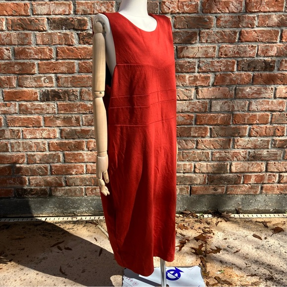 Express orange bodycon form fitting midi dress / XL / Excellent condition - Picture 6 of 17